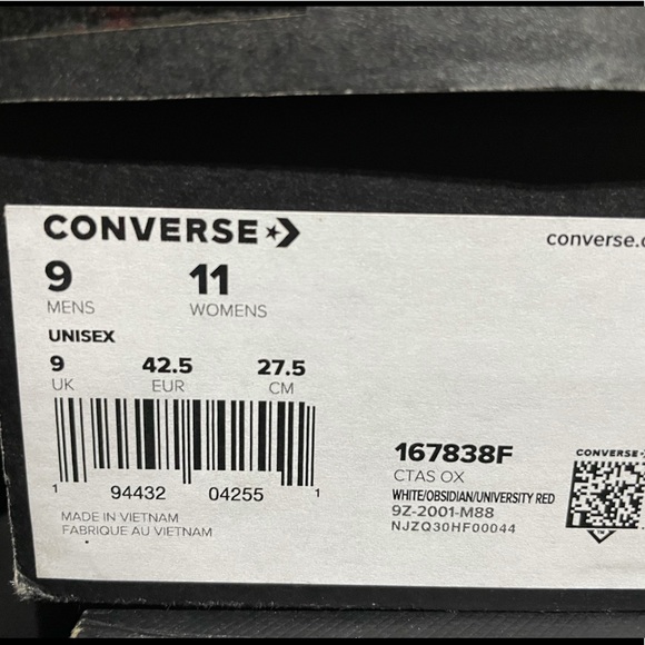 NEW UNISEX Converse Chuck Taylor All Star sneakers - Picture 13 of 14